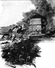 British Fort Under Attack