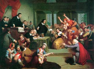 Painting Salem Witch Trials